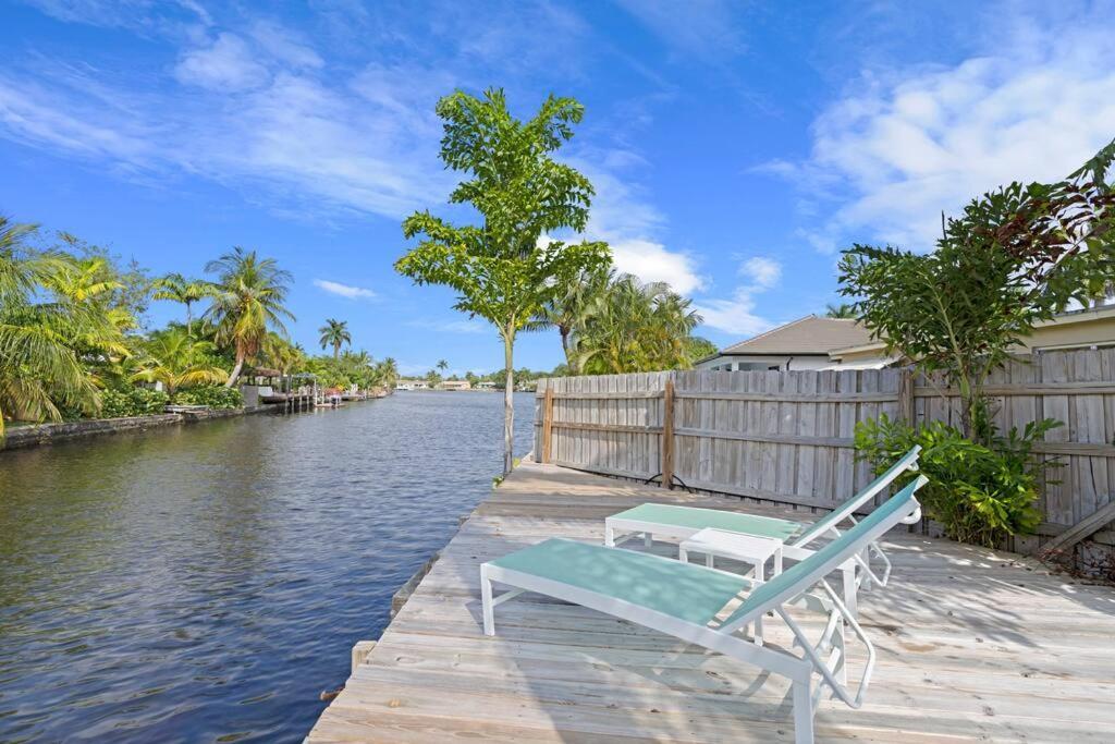 Waterfront-Heated Pool-Mini Golf-Game Room-2Mi Beach ฟอร์ต ลอเดอร์เดล ภายนอก รูปภาพ